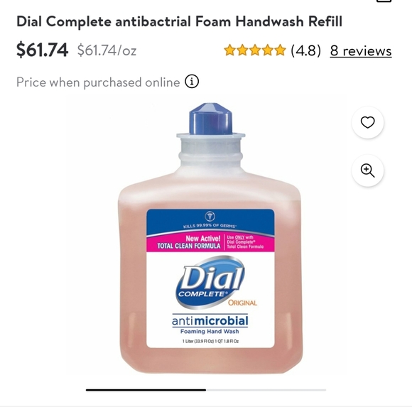 dial Bath 6 Pack Dial Antibacterial Foam Handsoap Refills Poshmark